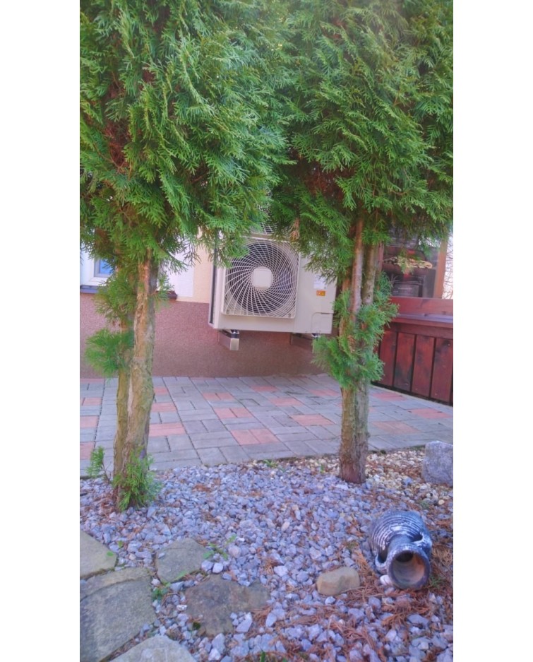 Inštalácia tepelného čerpadla Daikin EHVX, Klin