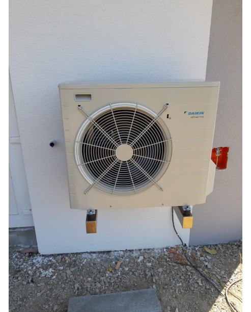 Inštalácia tepelného čerpadla Daikin EHBX, Petrovice