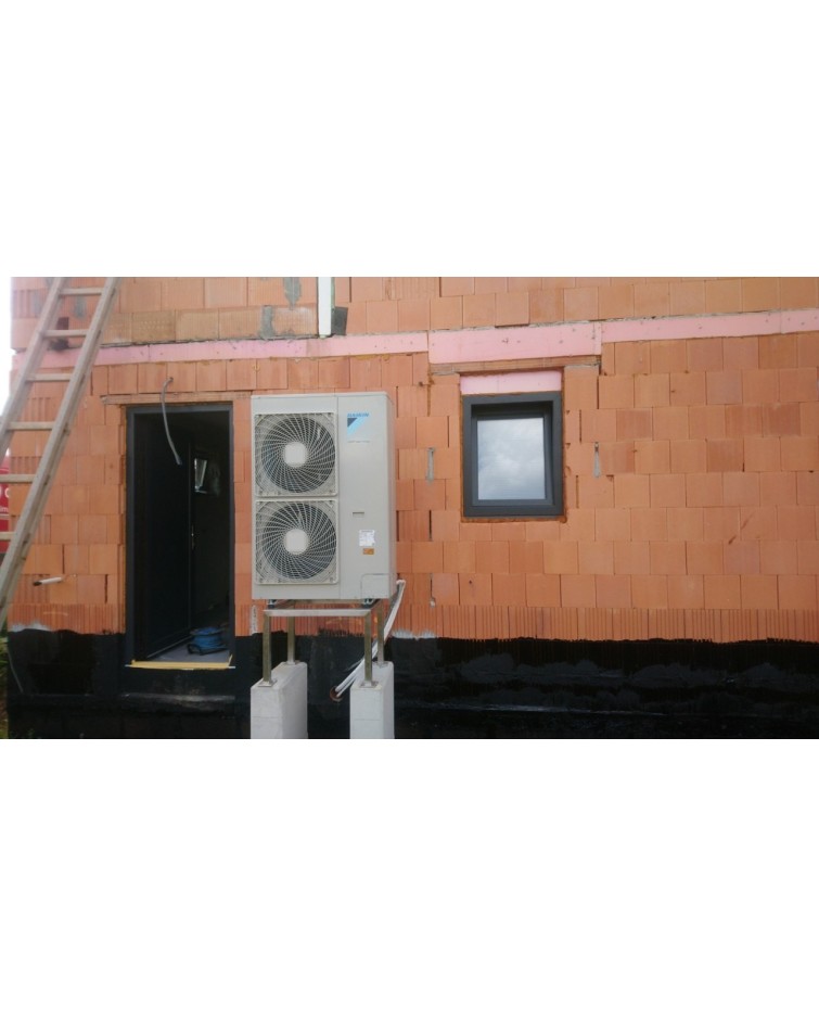 Inštalácia tepelného čerpadla Daikin EHBX, Rabča