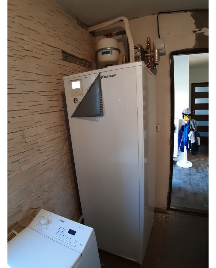 Inštalácia tepelného čerpadla Daikin EHVH, Olešná