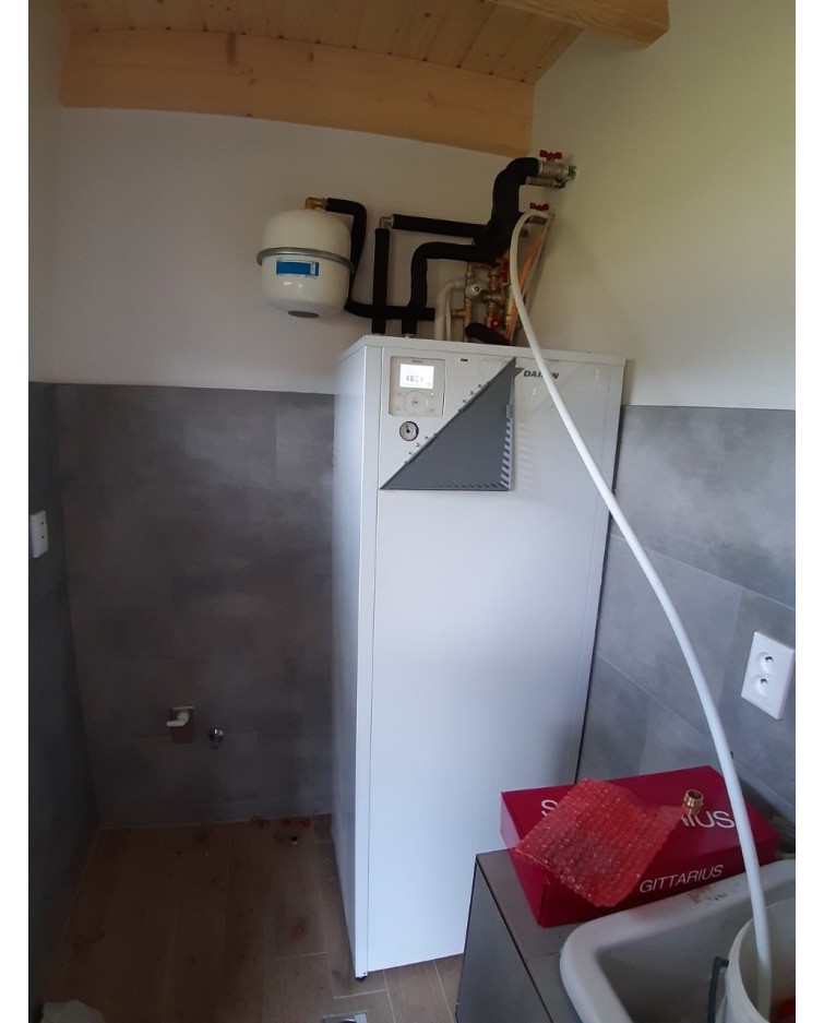 Inštalácia tepelného čerpadla Daikin EHVX, Teplička nad Váhom