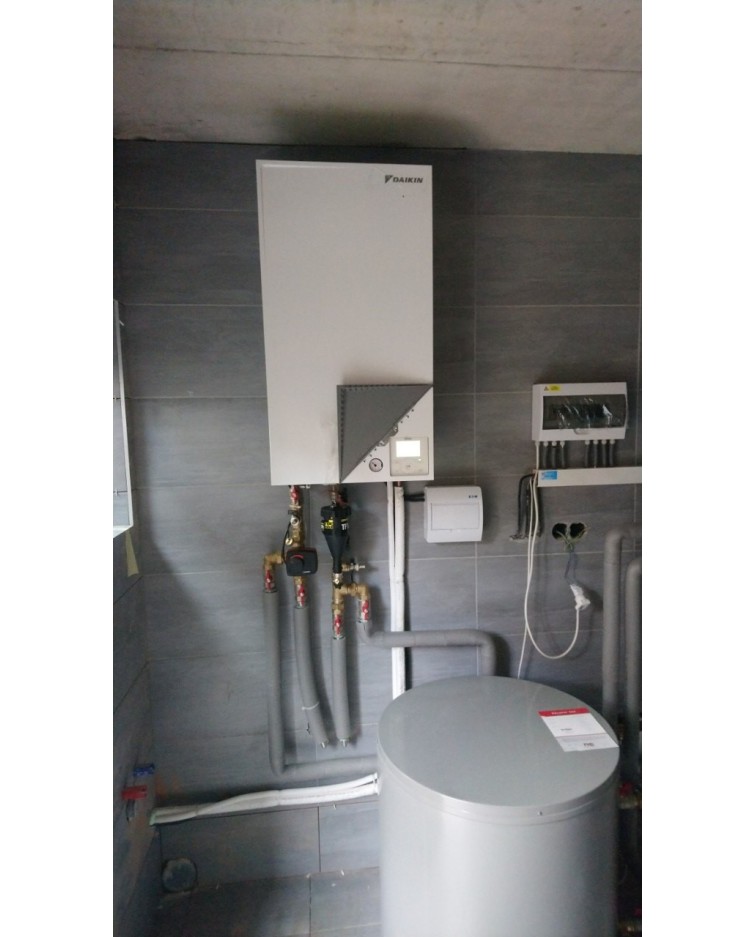 Inštalácia tepelného čerpadla Daikin EHBH, Zubrohlava