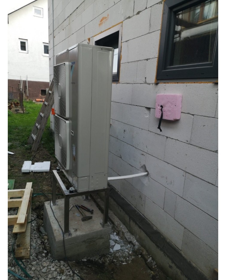 Inštalácia tepelného čerpadla Daikin EHBH, Zubrohlava