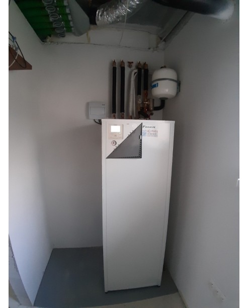 Inštalácia tepelného čerpadla Daikin EHVX, Teplička n.V
