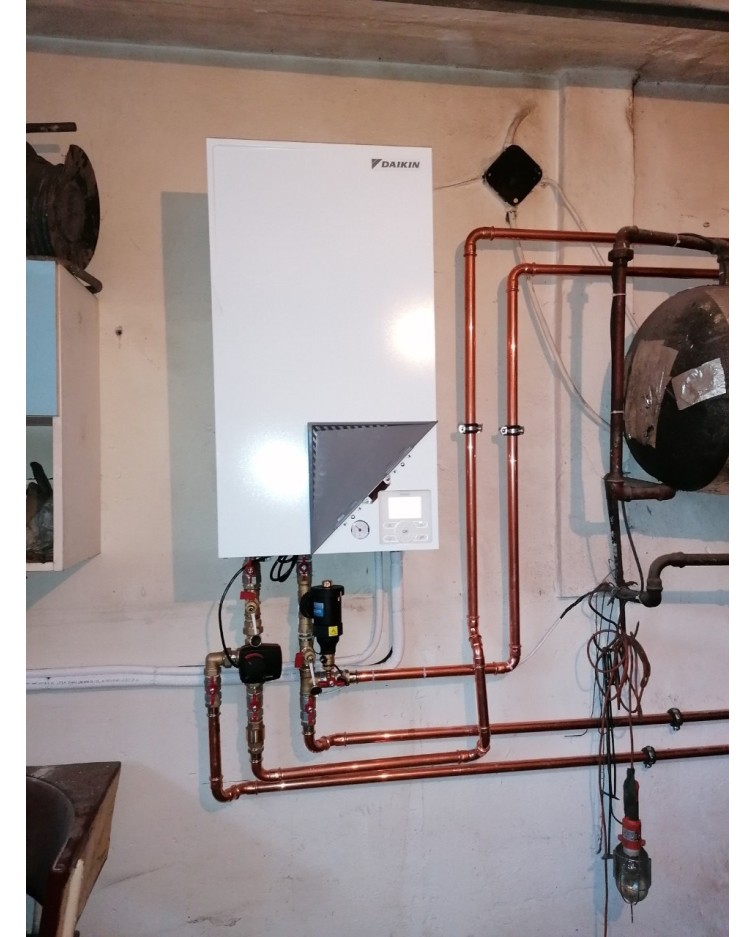 Inštalácia tepelného čerpadla Daikin EHBH, Novoť