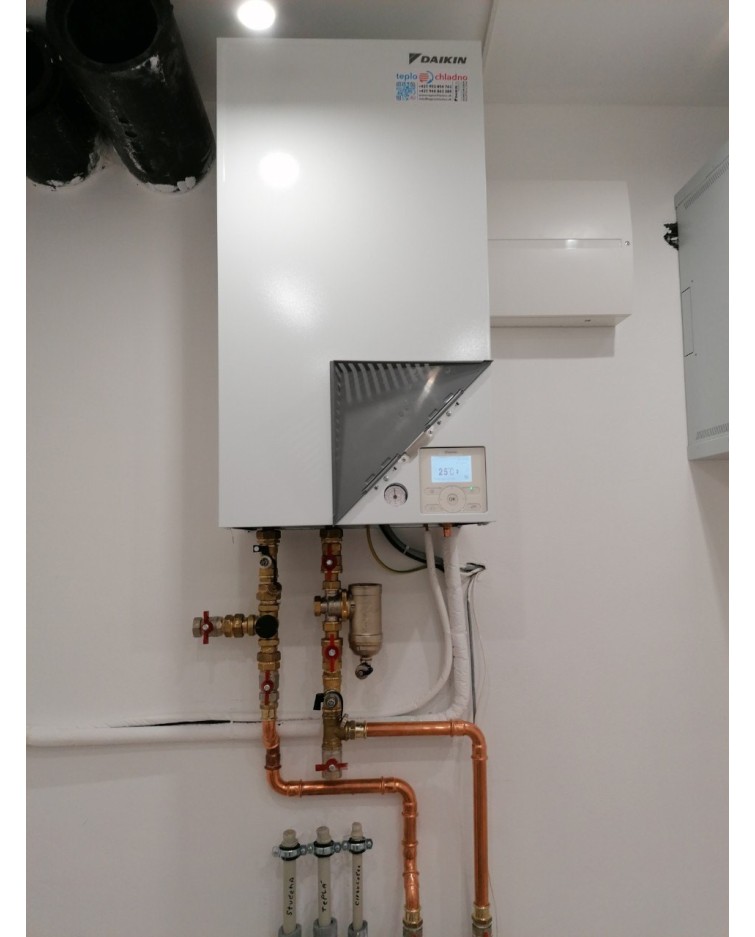 Inštalácia tepelného čerpadla Daikin EHBX, Višňové