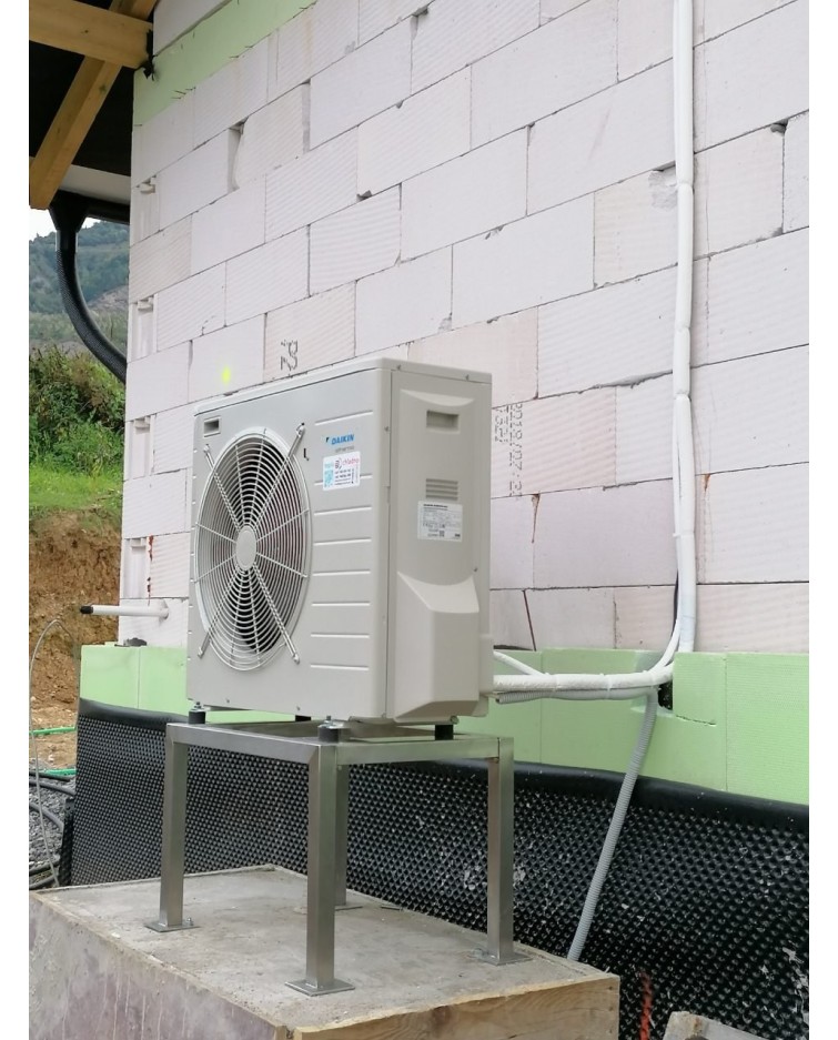 Inštalácia tepelného čerpadla Daikin EHBX, Višňové