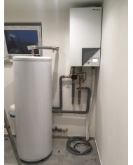 Inštalácia tepelného čerpadla Daikin EHBX, Hubová