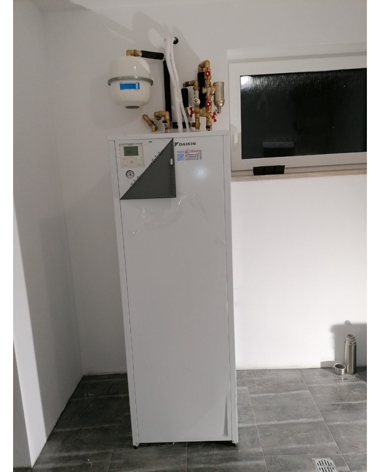 Inštalácia tepelného čerpadla Daikin EHVX, Petrovice