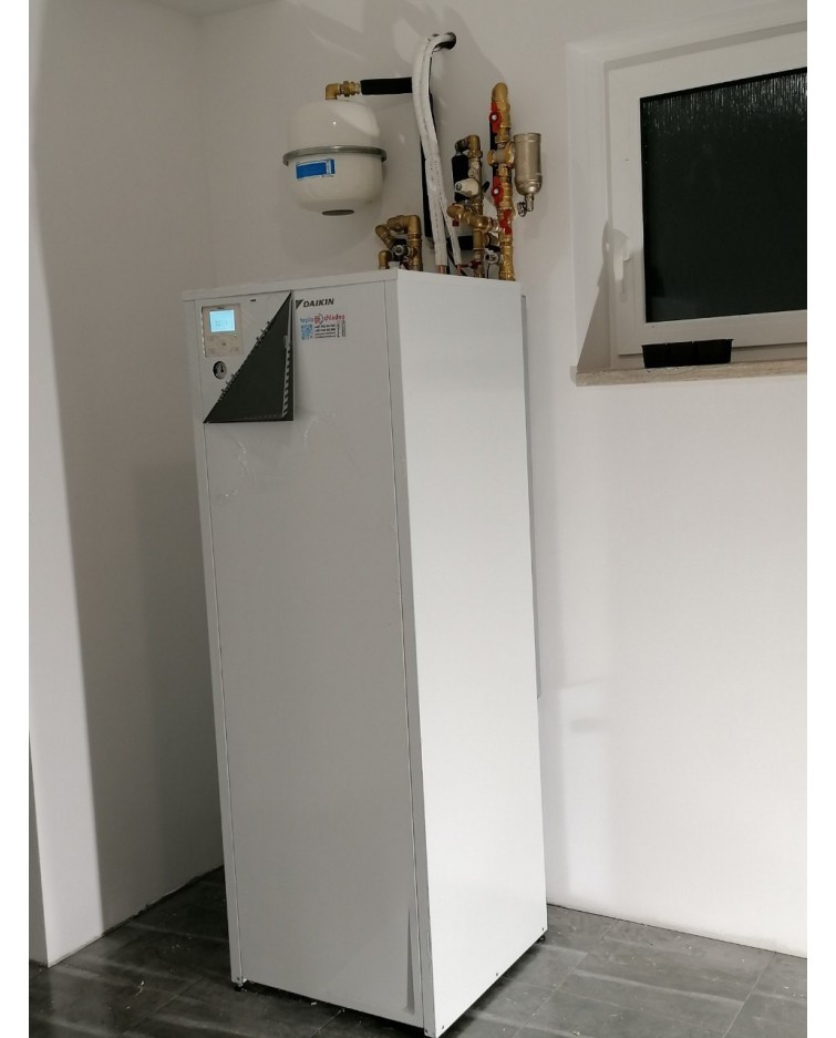 Inštalácia tepelného čerpadla Daikin EHVX, Petrovice