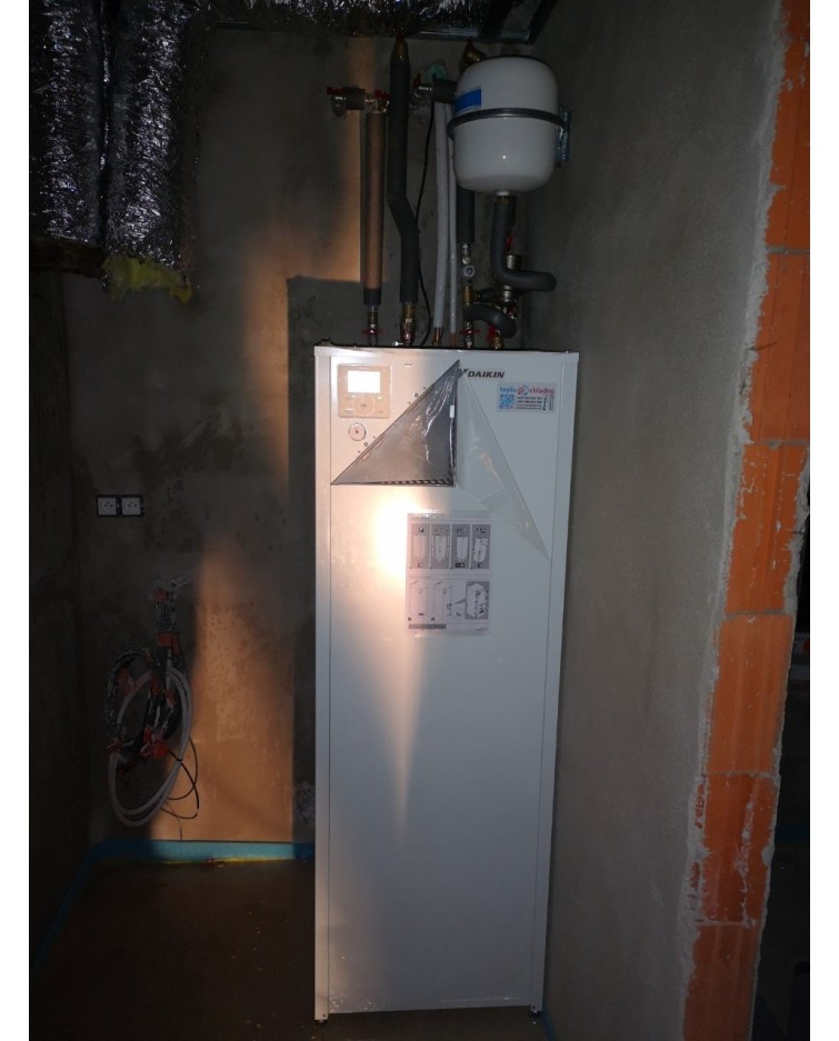 Inštalácia tepelného čerpadla Daikin EHVX, Dolný Moštenec