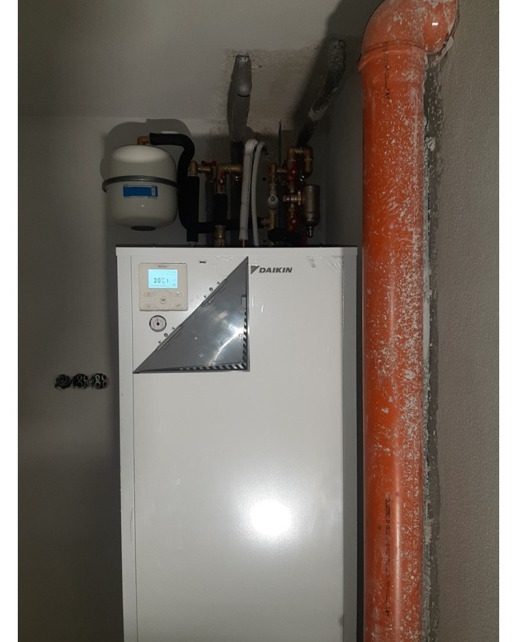 Inštalácia tepelného čerpadla Daikin EHVX, Budatín