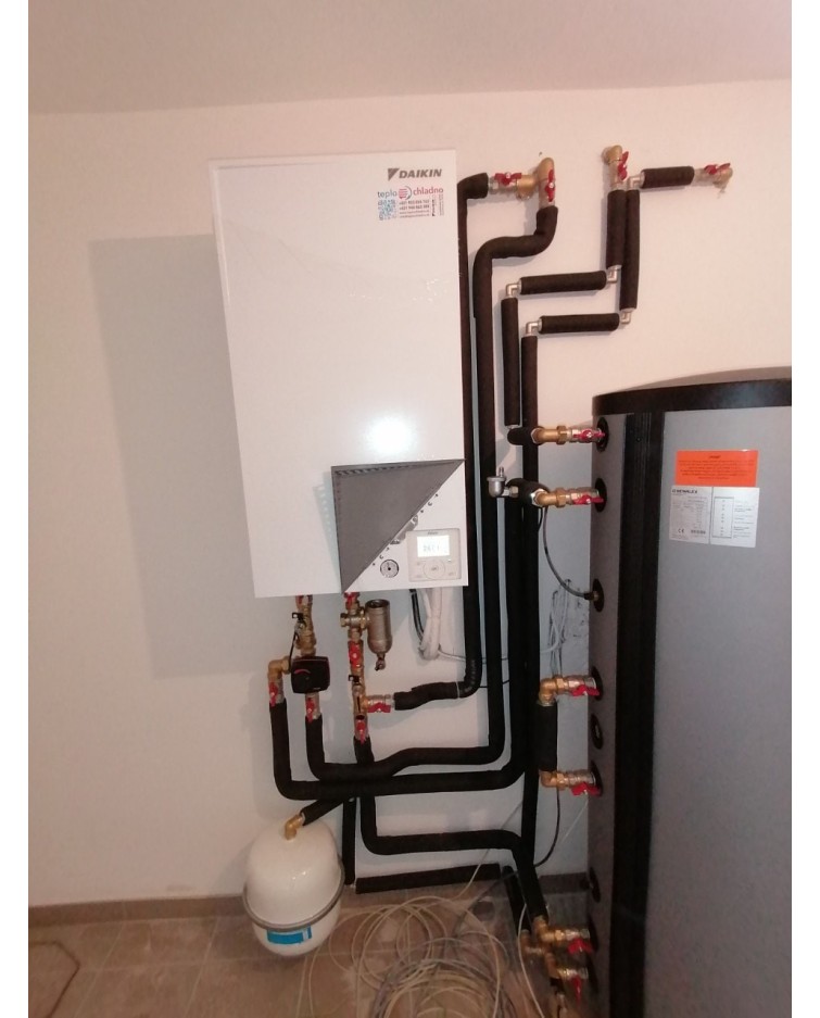 Inštalácia tepelného čerpadla Daikin EHBH, Oravský Podzámok