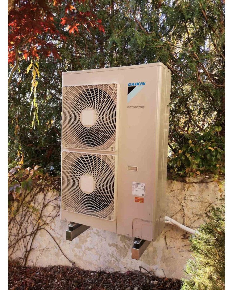 Inštalácia tepelného čerpadla Daikin EHVX, Veličná