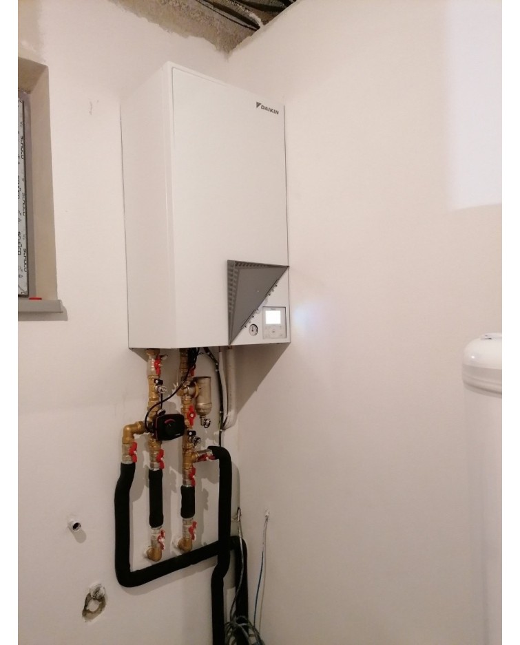 Inštalácia tepelného čerpadla Daikin EHBX, Žabokreky