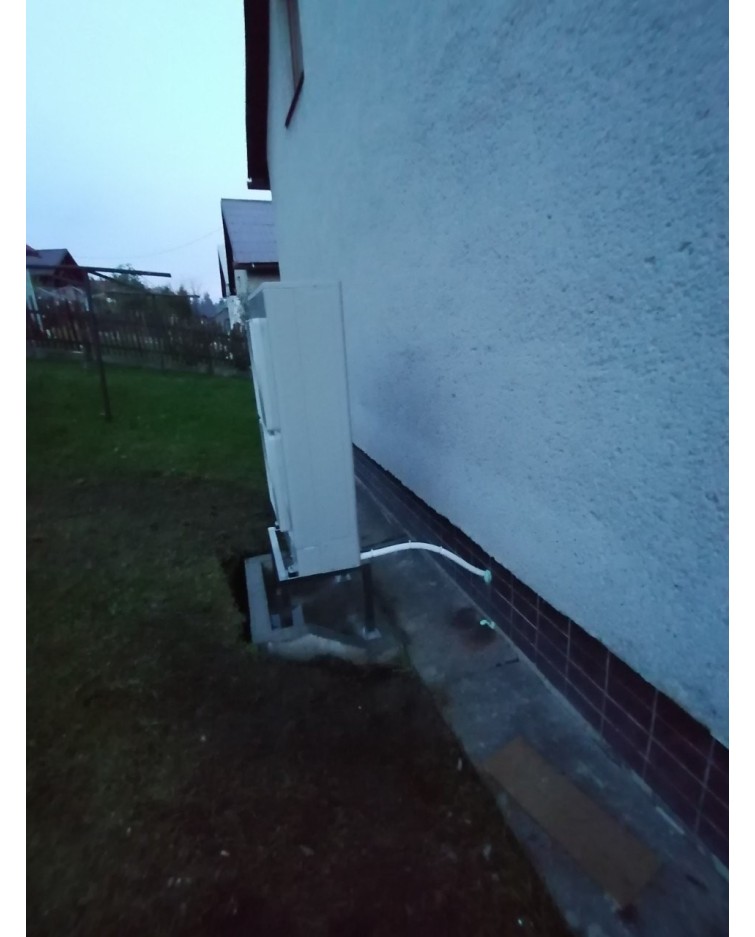 Inštalácia tepelného čerpadla Daikin EHBH, Korňa