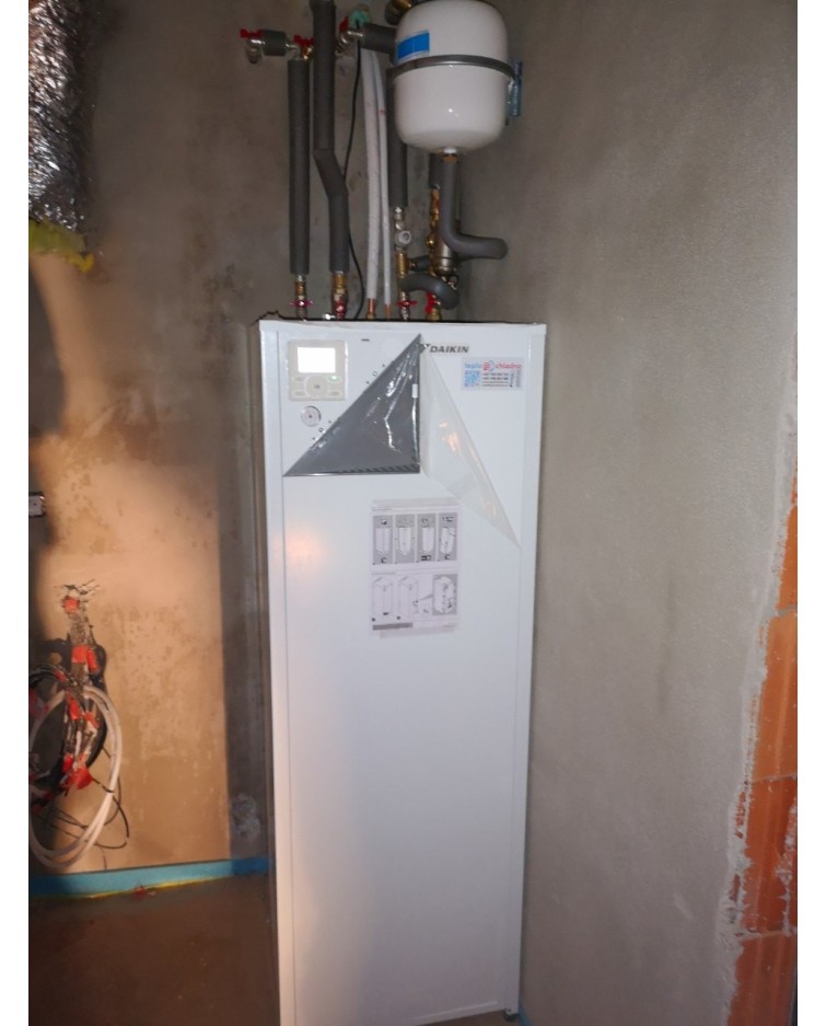 Inštalácia tepelného čerpadla Daikin EHVX, Milošová