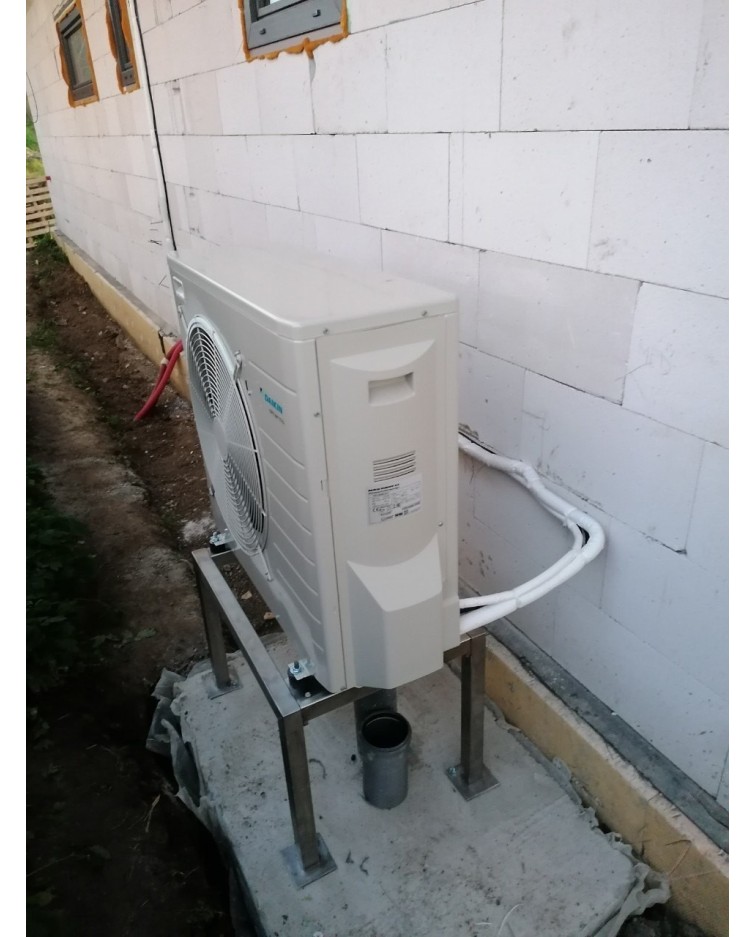 Inštalácia tepelného čerpadla Daikin EHVX, Rašov