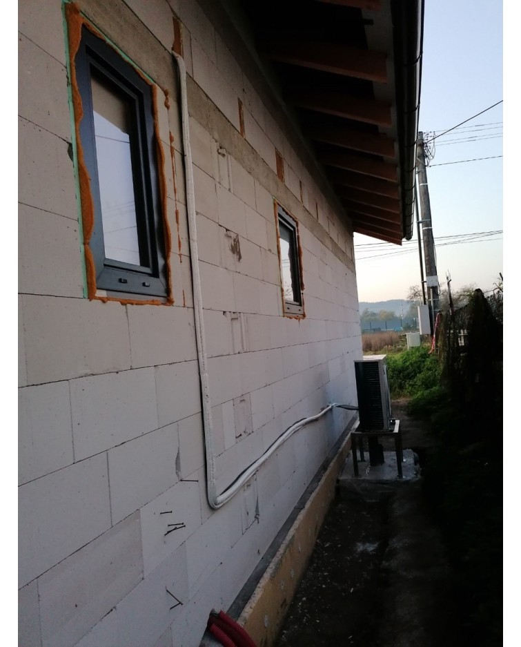 Inštalácia tepelného čerpadla Daikin EHVX, Rašov