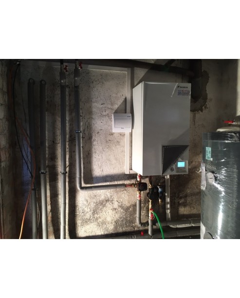 Inštalácia tepelného čerpadla Daikin EHBH, Turčianske Kľačany