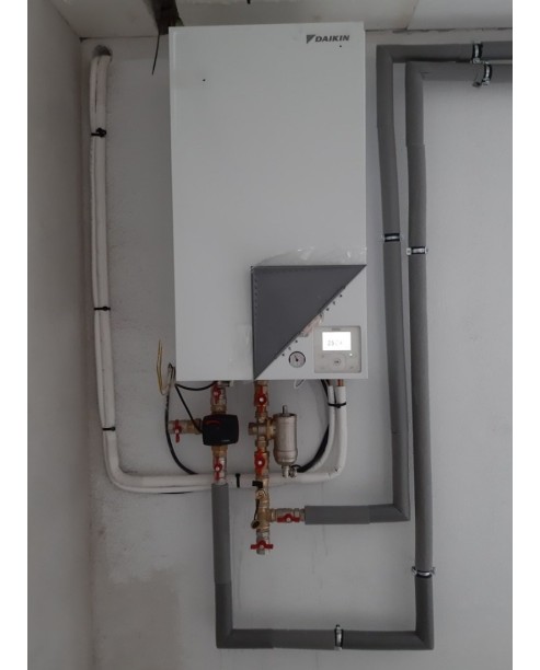 Inštalácia tepelného čerpadla Daikin EHBX, Zbyňov