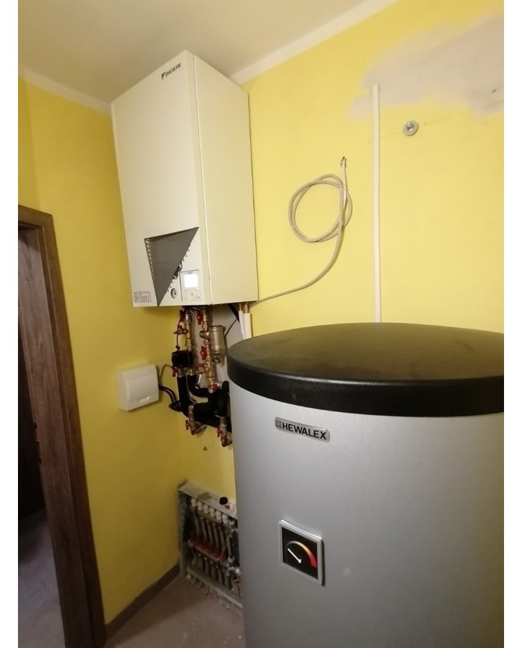 Inštalácia tepelného čerpadla Daikin EHBX, Rakša
