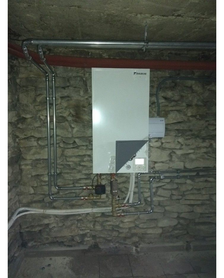 Inštalácia tepelného čerpadla Daikin EHBX, Oravská Jasenica