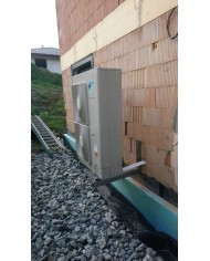 Inštalácia tepelného čerpadla Daikin EHBX, Zakamenné