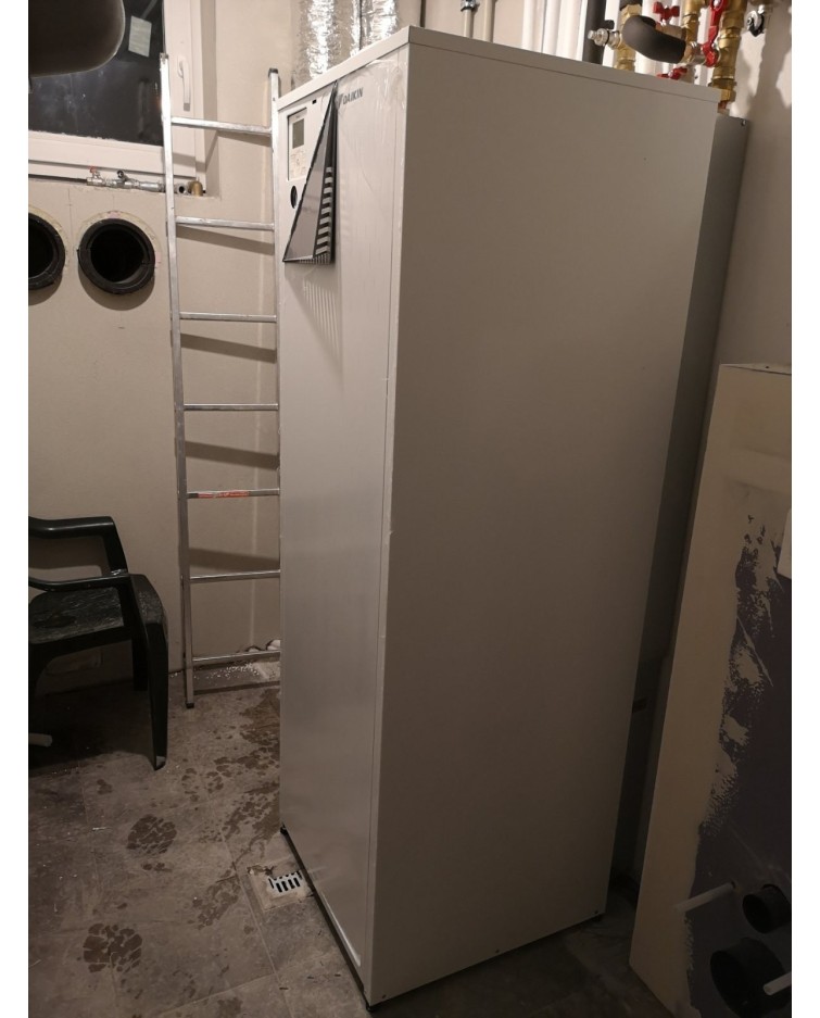 Inštalácia tepelného čerpadla Daikin EHVX, Turie