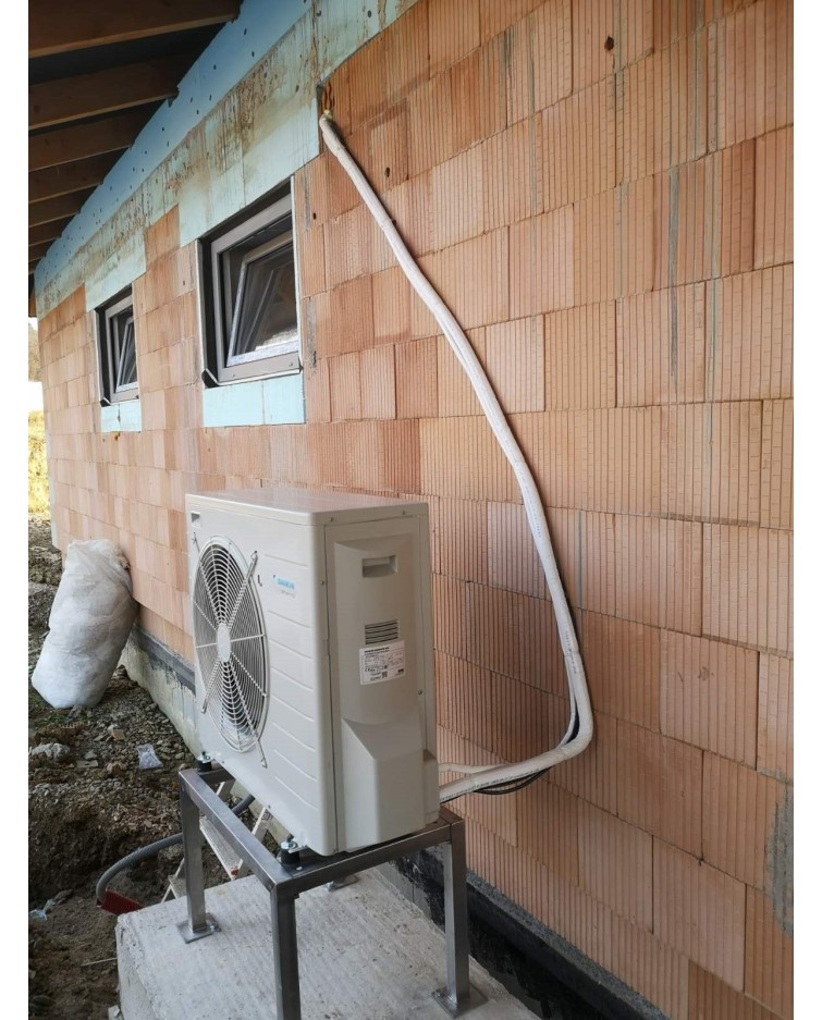 Inštalácia tepelného čerpadla Daikin EHVX, Sverepec
