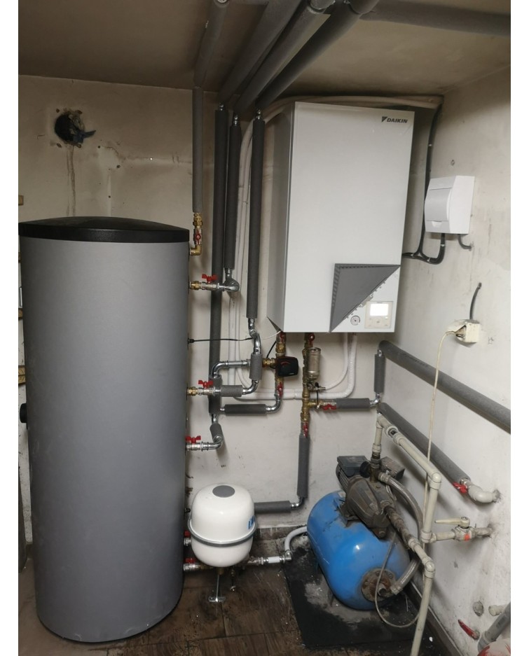 Inštalácia tepelného čerpadla Daikin EHBH, Novoť