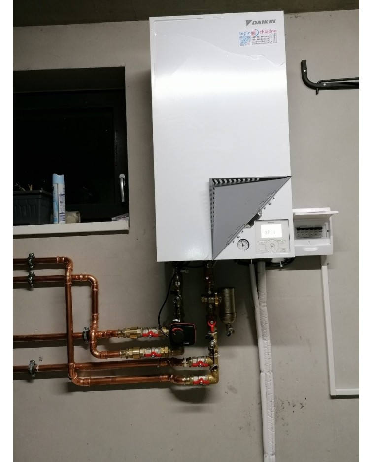 Inštalácia tepelného čerpadla Daikin EHBX, Oravská Polhora