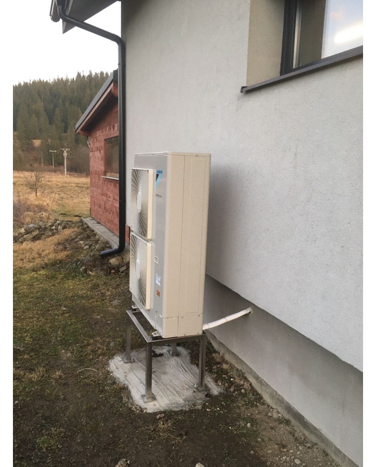 Inštalácia tepelného čerpadla Daikin EHBX, Oravská Polhora