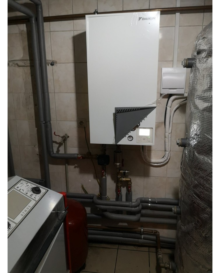 Inštalácia tepelného čerpadla Daikin EHBH, Raková