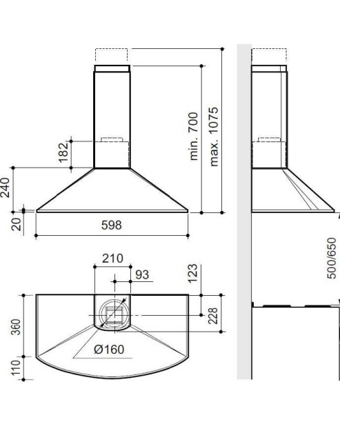 Digestor Flexit Elegant E/F steel