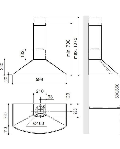 Digestor Flexit Elegant E/F black