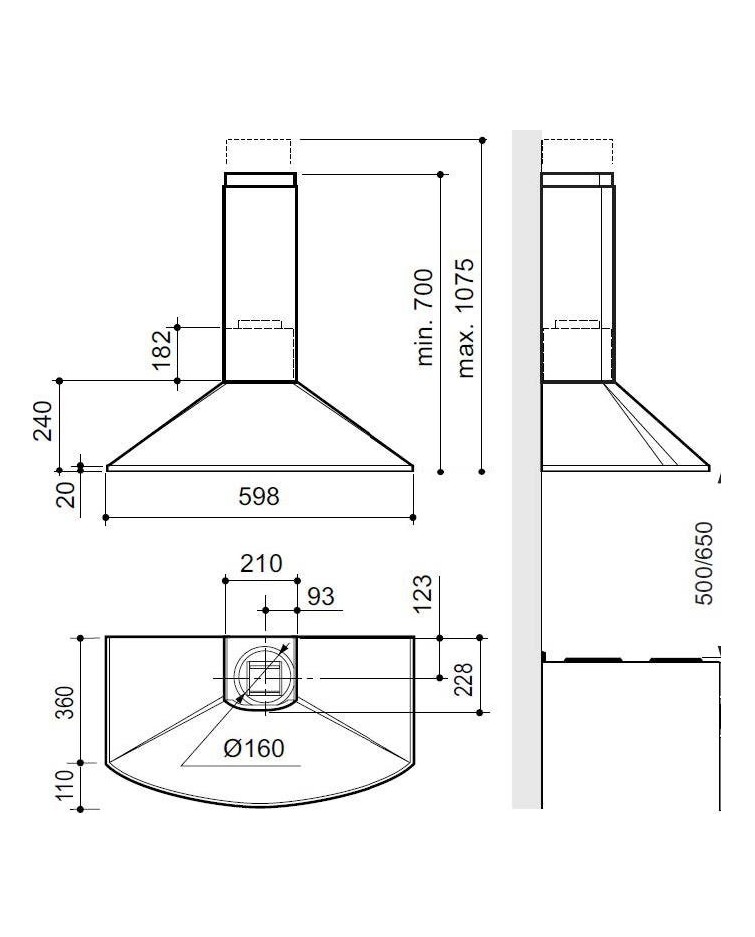Digestor Flexit Elegant E/F black