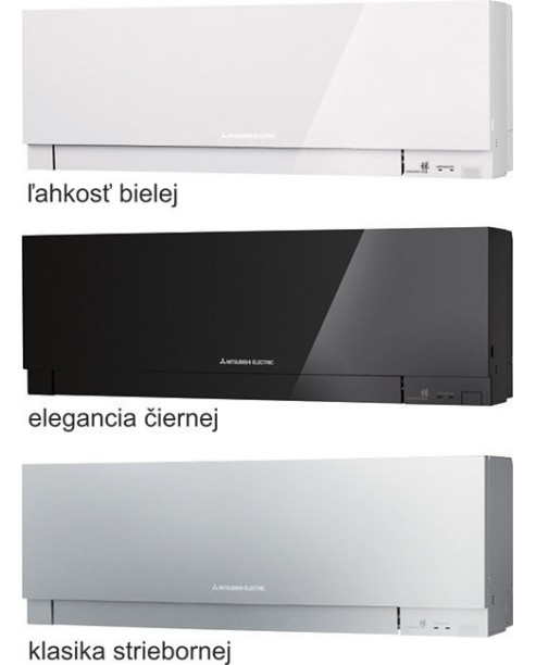 MITSUBISHI Nástenná dizajnová klimatizácia - MSZ-EF
