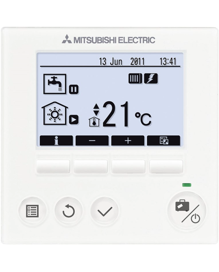MITSUBISHI Eco Inverter Tepelné čerpadlo, 200L zásobník TÚV, vykurovanie a chladenie