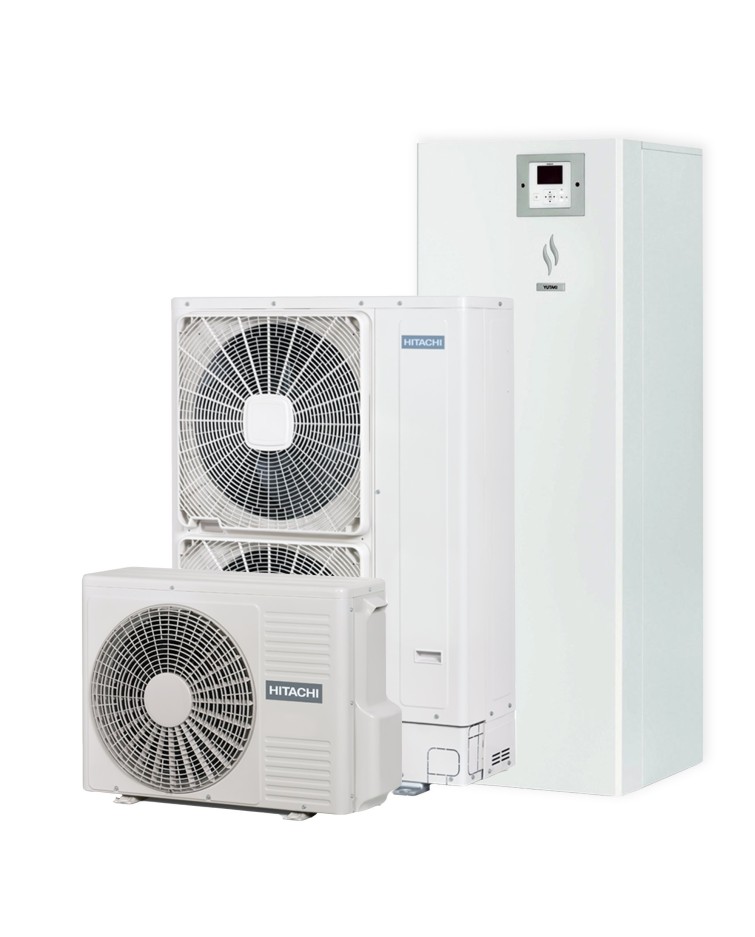 HITACHI Yutaki S Combi, tepelné čerpadlo so zásobníkom TÚV 260 L