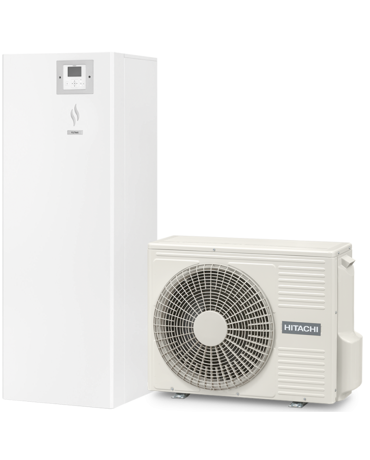 HITACHI Yutaki S Combi, tepelné čerpadlo so zásobníkom TÚV 260 L