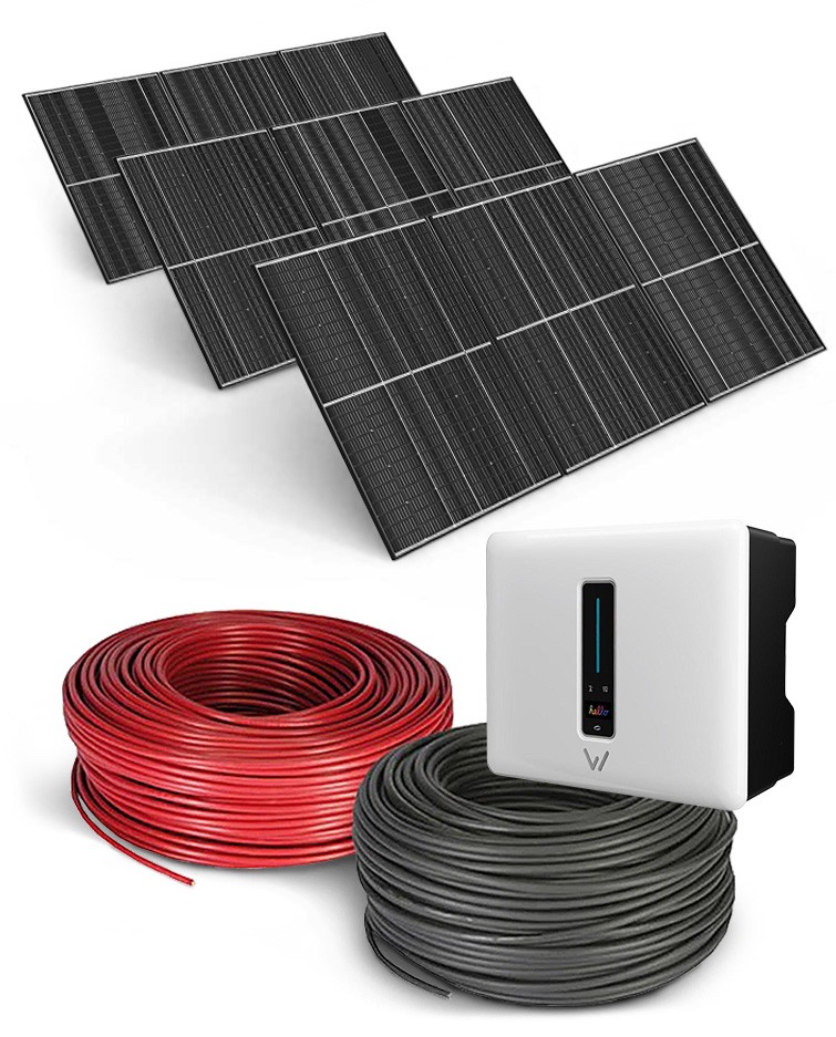 Kompletný fotovoltaický set 3kW s meničom WATTSONIC, vrátane inštalácie