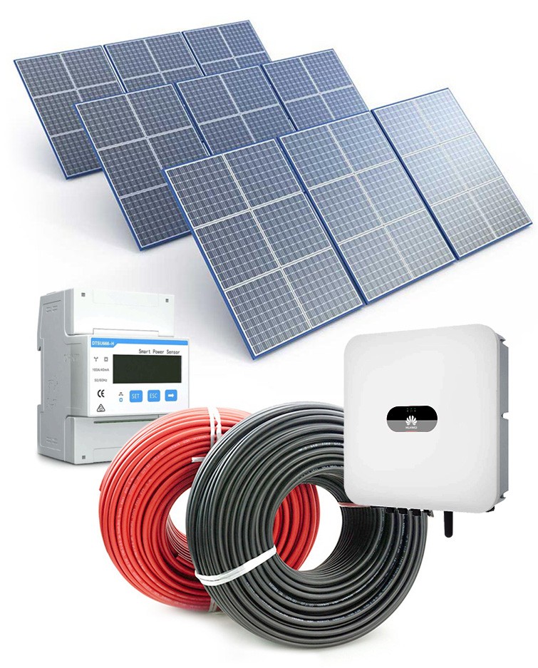 Kompletný fotovoltaický set 8kW s meničom HUAWEI, vrátane inštalácie