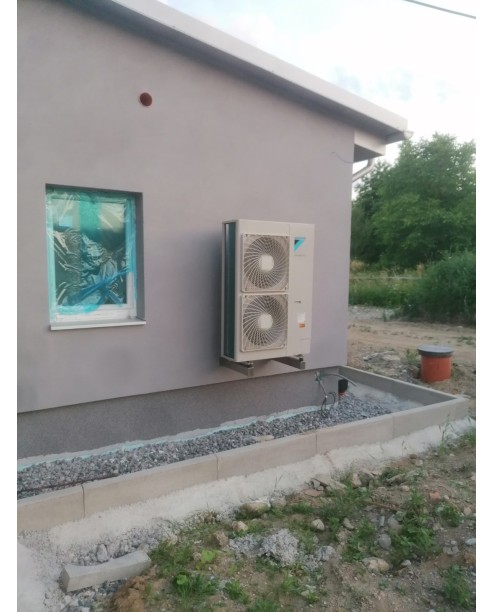 Realizácia tepelného čerpadla DAIKIN a podlahového vykurovania - Martin