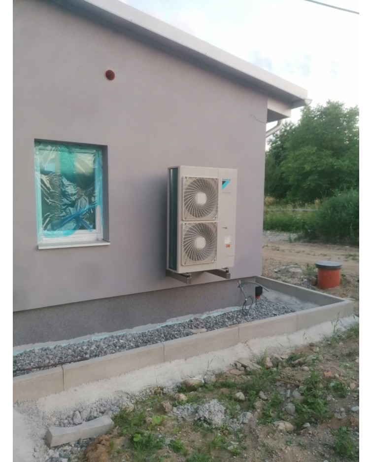 Realizácia tepelného čerpadla DAIKIN a podlahového vykurovania - Martin
