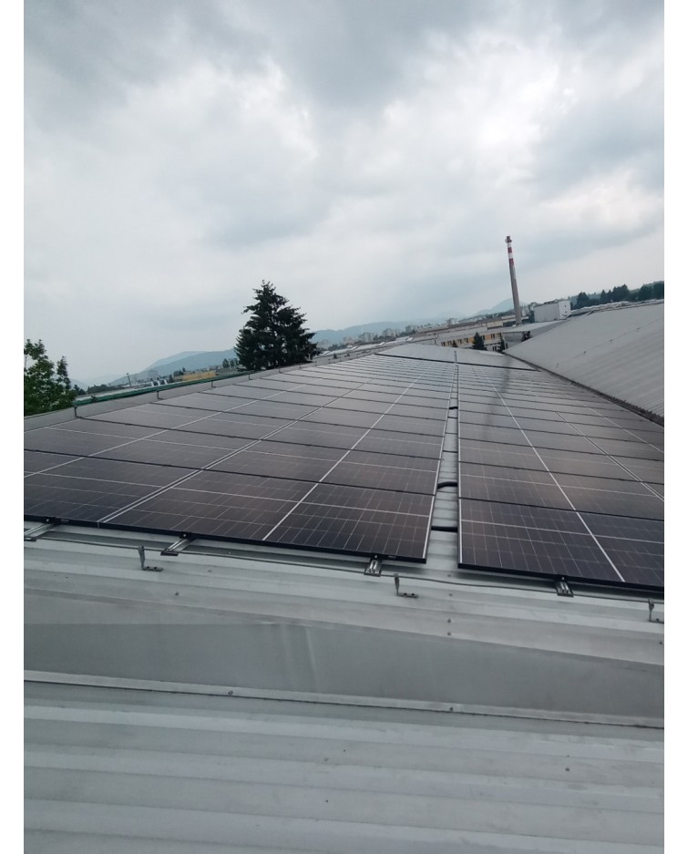 Realizácia Fotovoltaického systému - hala Teltrade, Žilina