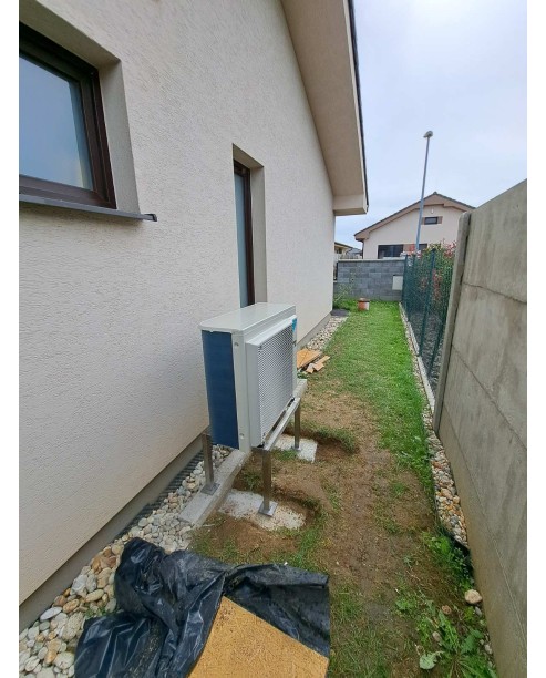 Realizácia nástenného tepelného čerpadla DAIKIN Altherma - Slovenský Grob