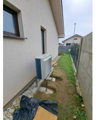 Realizácia nástenného tepelného čerpadla DAIKIN Altherma - Slovenský Grob