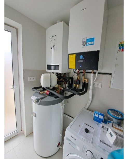 Realizácia nástenného tepelného čerpadla DAIKIN Altherma - Slovenský Grob