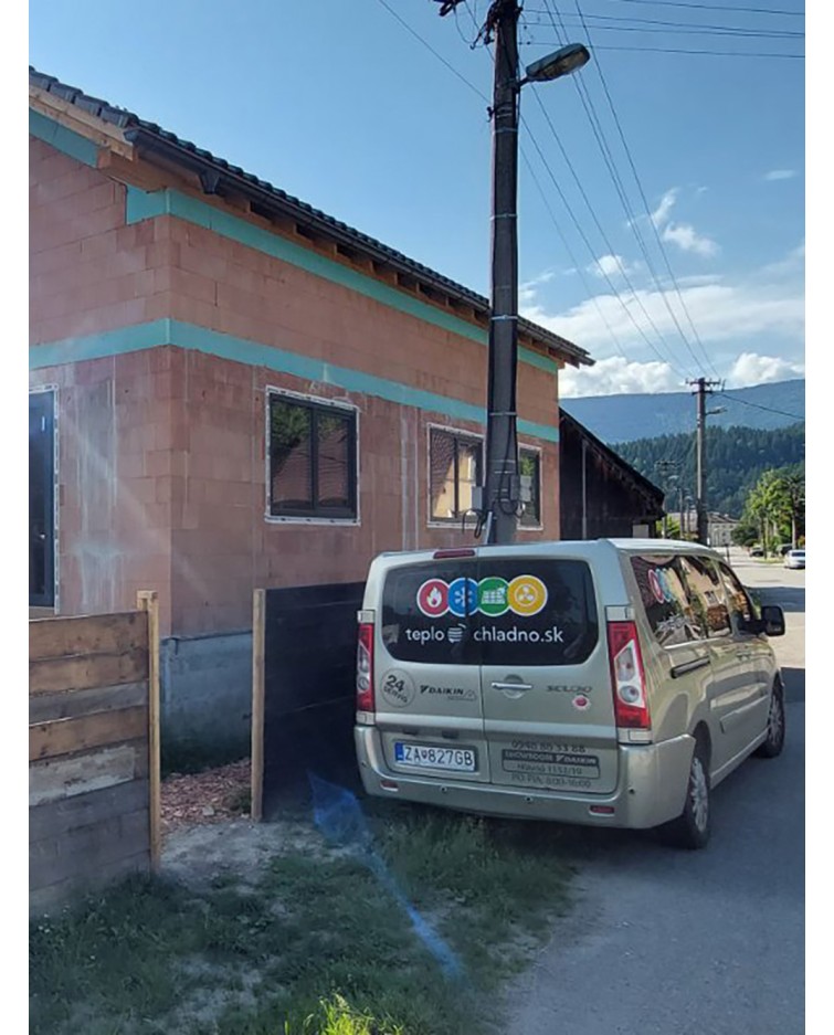 Realizácia nástenného tepelného čerpadla DAIKIN Altherma -  Kňažia